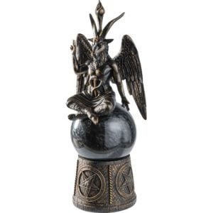 Baphomet Storm Ball Statue