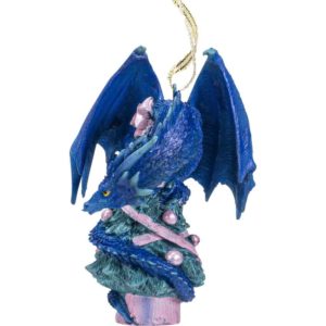 Dragon on Tree Christmas Ornament