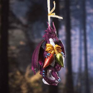 Dragon with Christmas Lights Ornament