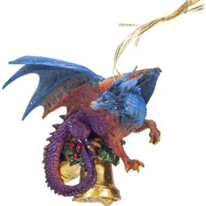 Dragon with Bells Christmas Ornament