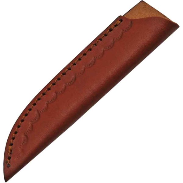 Acacia Wood Damascus Hunting Knife