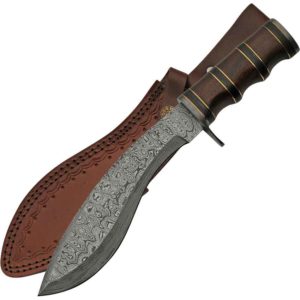 Damascus Striped Rosewood Kukri