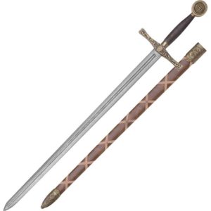 Medieval Excalibur Sword with Scabbard