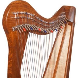 29 String Minstrel Harp with Pedestal
