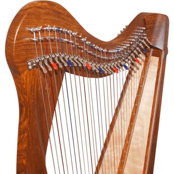 29 String Minstrel Harp with Pedestal