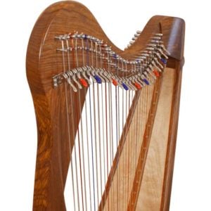 29 String Minstrel Harp with Pedestal