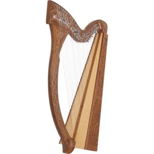 29 String Minstrel Harp with Knotwork Detailing