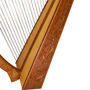 29 String Minstrel Harp with Thistle Detailing