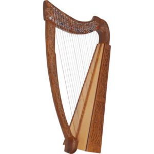 22 String Heather Harp with Knotwork Detailing