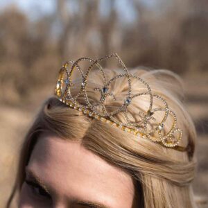 Vaulted Ceiling Tiara with Combs