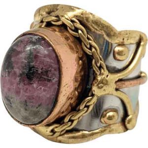 Rhodonite Medieval Ring