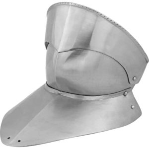 Gothic Steel Gorget with Bevor