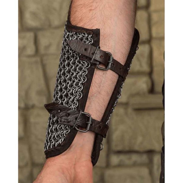 Connor Steel Chainmail Bracers