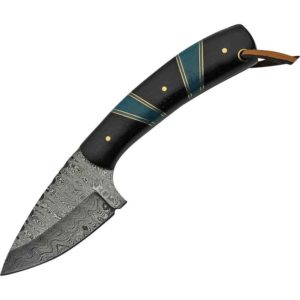 Black Turquoise Skinner Knife