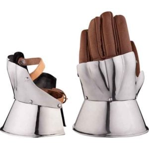 Corrugated Steel Half Gauntlets