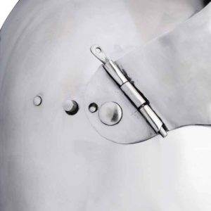 Round Visor Bascinet Helmet