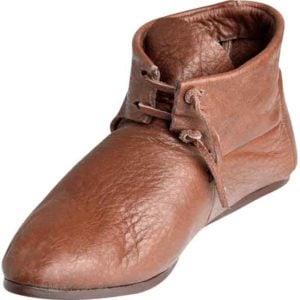 Laced Medieval Ankle Boots