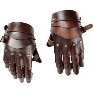 Articulated Leather Gauntlets