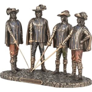 D'Artagnan and Three Musketeers Statue