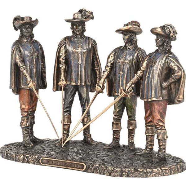 D'Artagnan and Three Musketeers Statue