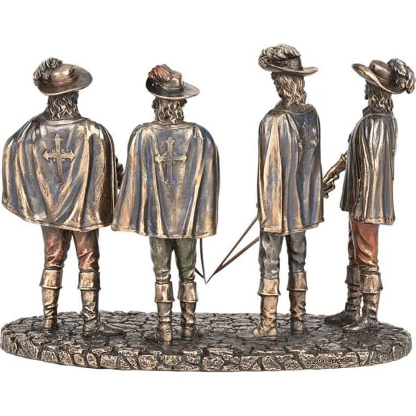 D'Artagnan and Three Musketeers Statue