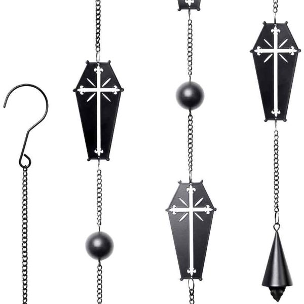 Crossed Coffin Hanging Decoration