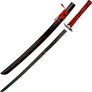 Red Drip Black Katana