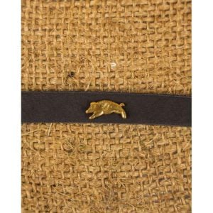 Brass Boar Belt Accent