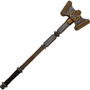 Aidan Celtic Double LARP Hammer