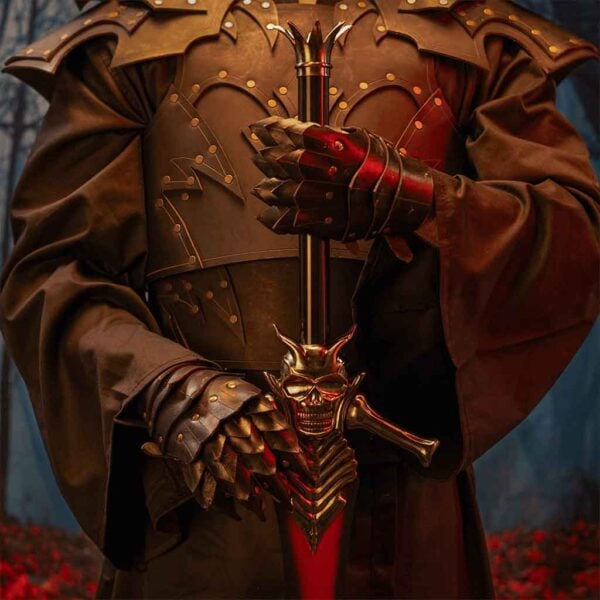 Red Crown and Skull Sword