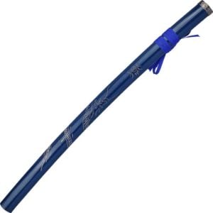 Blue Wrap Carved Dragon Sword Set