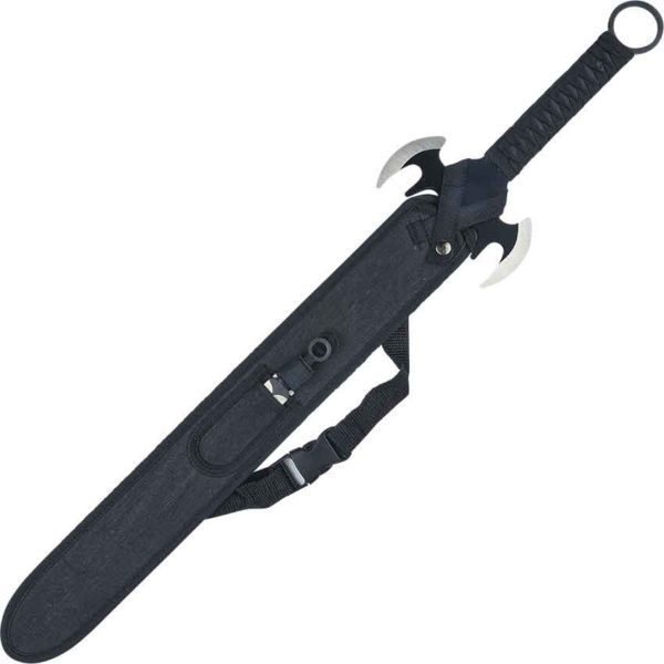 Two-Tone Batwing Sword and Thrower Set