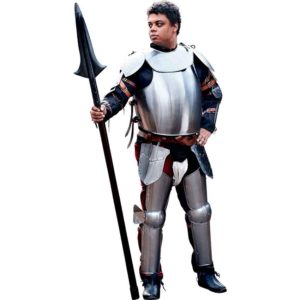 Soldier Complete Armour Set - Polished Steel