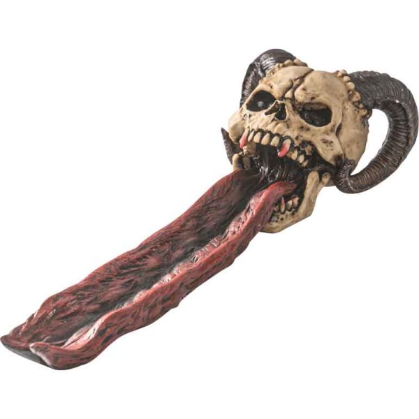 Horned Skull Incense Burner