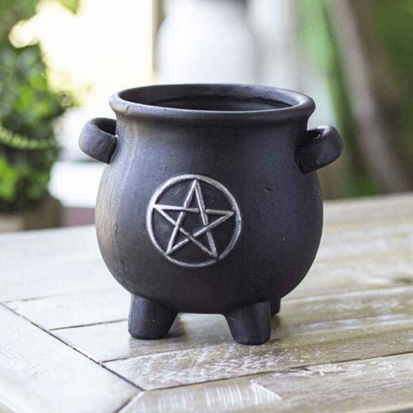 Pentagram Cauldron Planter