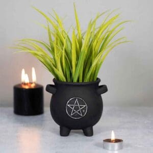 Pentagram Cauldron Planter