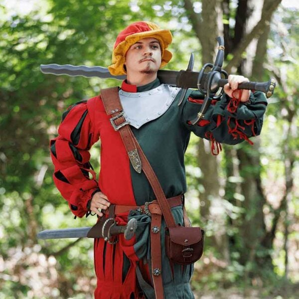 Long Doppelsoldner LARP Flamberge