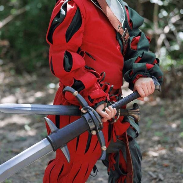 Long Doppelsoldner LARP Flamberge