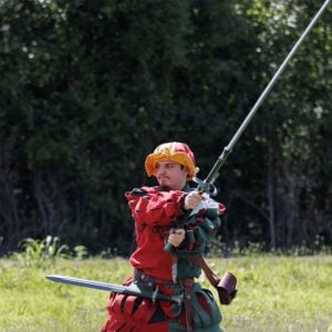 Long Doppelsoldner LARP Flamberge