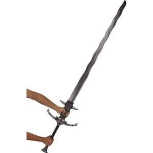 Long Doppelsoldner LARP Flamberge