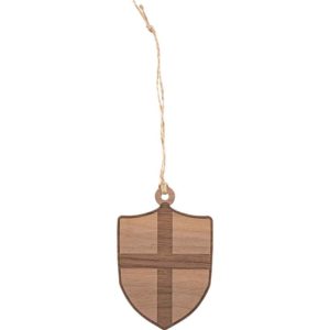 Medieval Crossed Shield Christmas Ornament