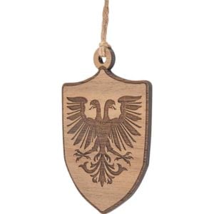 Medieval Double Eagle Shield Christmas Ornament