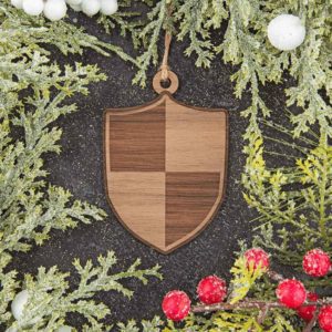 Medieval Quartered Shield Christmas Ornament