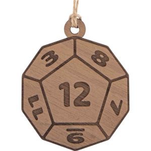 D12 Wooden Christmas Ornament