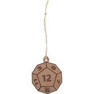 D12 Wooden Christmas Ornament