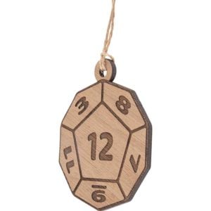 D12 Wooden Christmas Ornament