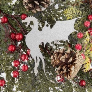 Dragon in Flight Christmas Ornament