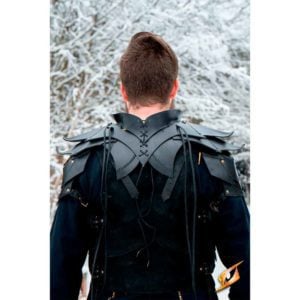 Shadow Leather Shoulder Set - Black