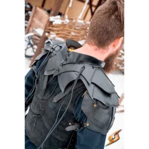 Shadow Leather Shoulder Set - Black