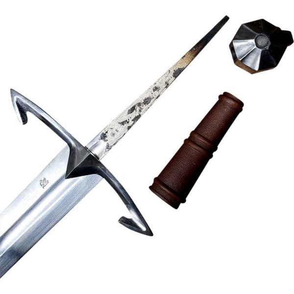 Knights Gothic Medieval Sword With Scabbard